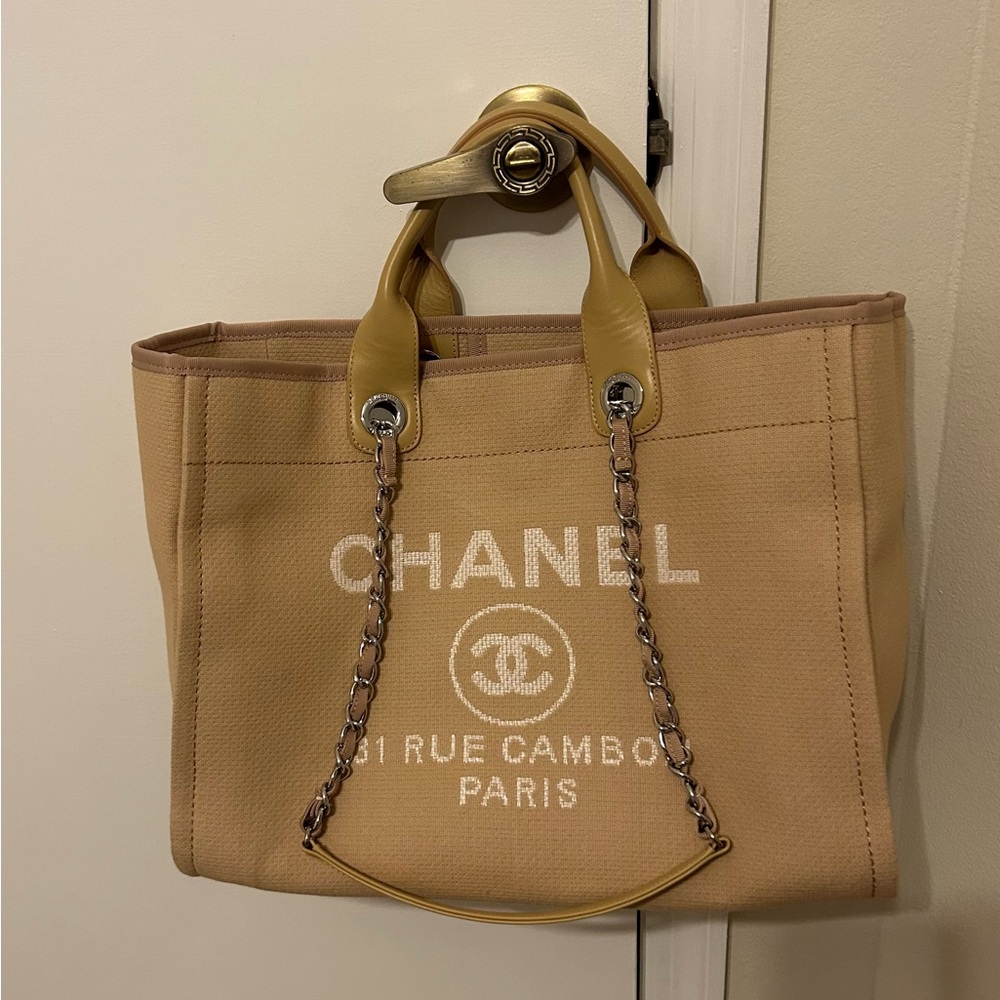 Beige Deauville Tote